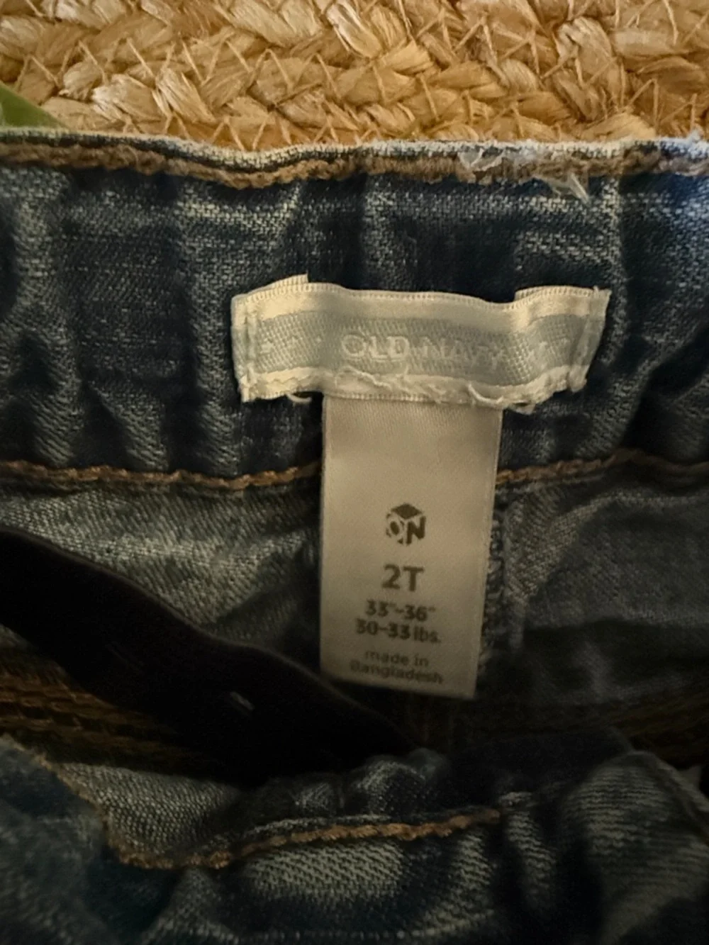 Vintage Old Navy 2T 100% cotton Carpenter Baggy jeans.